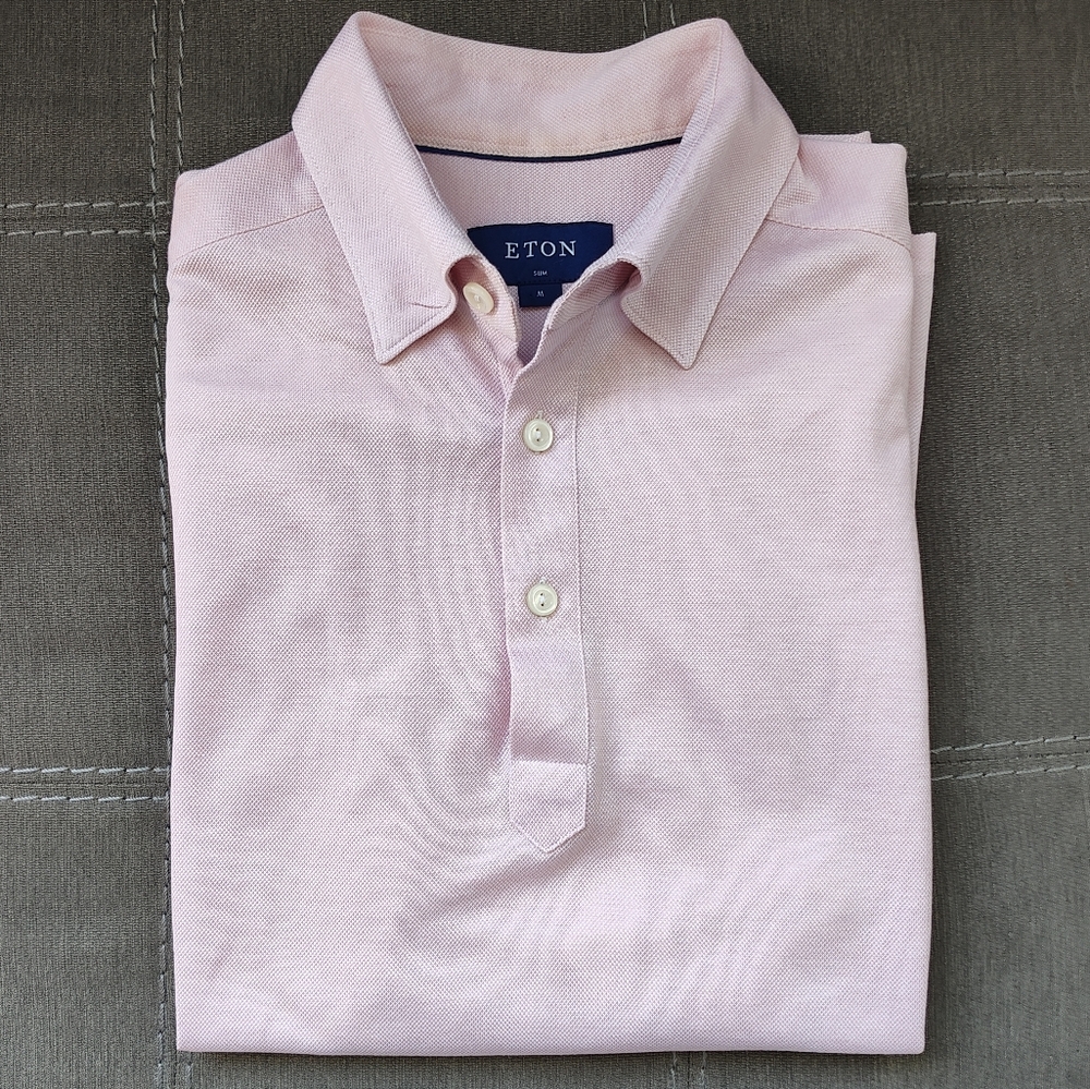 ETON Pink Piqué Polo Shirt